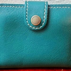 Portland Leather Goods Mini Bifold Wallet - Peacock